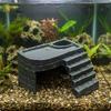 Turtle Basking Dock Heavy and Sinkable Resin MultiVersatile Design Tortoise Hide Cave