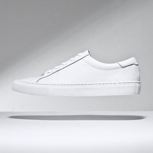 [CUSTOMADE] Aron Cow Leather Essential Sneakers 3cm CR0040