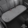 Cartoon Linen Car Seat Cushion – Universal Fit for Rear Driver Seat, Four Seasons