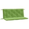 VidaXL Set of 2 Garden Bench Cushions, Balcony Pillows, Seat Cushions Patio Gardening Terrace Outdoor, Green 4002602