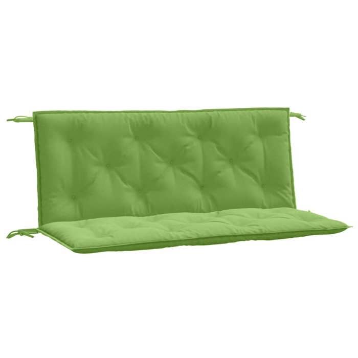 VidaXL Set of 2 Garden Bench Cushions, Balcony Pillows, Seat Cushions Patio Gardening Terrace Outdoor, Green 4002602