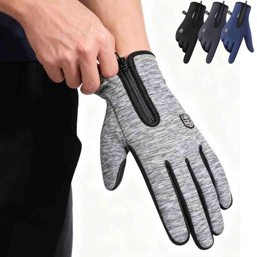 Winter Cycling Gloves Waterproof Touchscreen Full Finger Outdoor Bike Motorcycle Running Hiking Sport Gloves