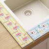 Cartoon Sink Countertop Absorbent Pad Splash-proof Cleaning Wiper Sponge Mat  Kitchen Supplies