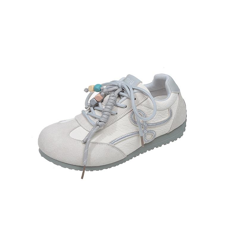New German Training Shoes Women's Shoes Casual Shoes 2025 Early Autumn White Shoes Color Matching Sports Shoes Women's Forrest Gump Shoes