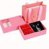 S925 Silver Pink Chalcedony and Pearl Jewelry Set: Bracelet, Necklace, Ring, Earrings - Perfect Gift for Girlfriends & Besties