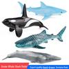 Marine Animal Models: Orca, Blue Shark, Whale Shark & Gray Whale - Creative Fish Tank Decor