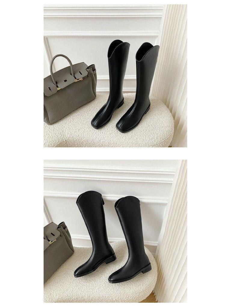 Women's Over-the-Knee Martin Boots: Slimming High Knight Boots for Autumn and Winter