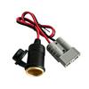 SB50 Vehicle Battery To Car Lighter Socket Adapter Cable, 12V 24V 30A Power Supply Wire for Camping Trailer Accessories
