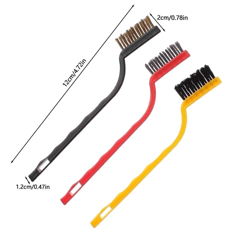 3PCS Stove Cleaning Brush Set Deep Clean Kitchen Brushes For Range Hood And Stove Top Cleaning Durable Scrubber