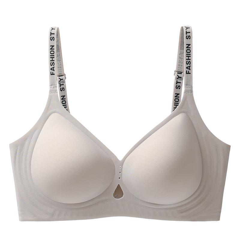 

Бесшовное женское нижнее белье «желейной» текстуры, телесного цвета: Предотвращающий провисание, Боковая поддержка, Без косточек, Удобный бюстгальтер S (32/70ABC)