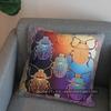 2D Colorful Beetles Pattern Decorative Pillow Cover Pattern Cushion Cover Suitable For Sofa Bedroom Car Pillow Cover
