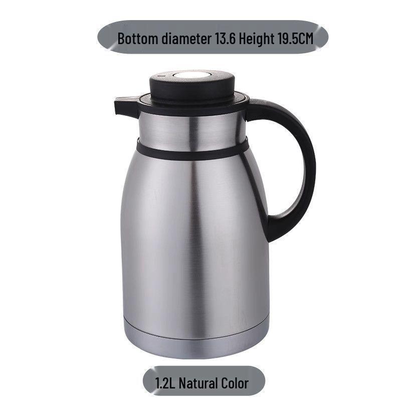 Stainless Steel Insulated Kettle - 24-Hour Vacuum Flask, Large Capacity Household Thermos