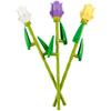 Set di costruzioni con fiori, decorazione per la festa della mamma, collezione botanica, ottimo regalo per compleanno, anniversario o festa della mamma