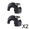 Universal Fork Cable Clips , Black, 2