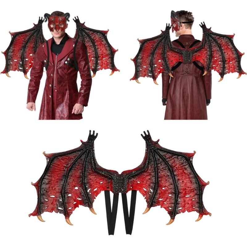 Accesorios de Disfraz de Dragón Diabólico Alas de Dragón Halloween Mardi Gras Disfraz de Demonios Regalos