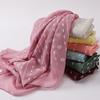 Plain Geometric Floral Foam Viscose Shawls Scarf Lady High Quality Wrap Beach Pashmina Stole Bufandas Muslim Hijab 180*90Cm