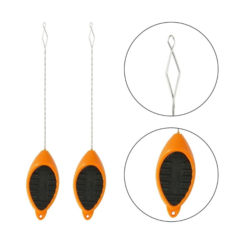 Needle Fishing Baiting Rigging Needle Driller Knot Puller Line Boilie Stops Leader Line Knot Puller Tool