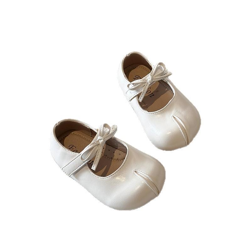Girls Mary Jane Flats With Bow Detail Soft Sole Princess Shoes Toddlers Little Kids