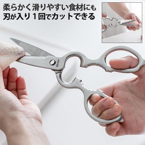 Kitchen Shears, Kitchen Scissors, Disassembled and Washable, All Stainless Steel, Multi-functional, Dishwasher Safe