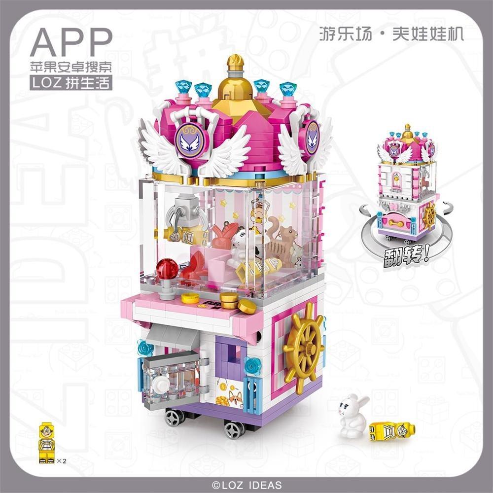 LOZ Blocchi Parco Divertimenti Mattoncini Hamburger Patatine Negozio Pisa Macchina da Gioco Modello Corsair Giocattoli per Bambini 1727