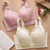 Wire-free Plus-size Slimming Lifting and Side-support Bra for Women with Large Busts Lace Shaping Bra