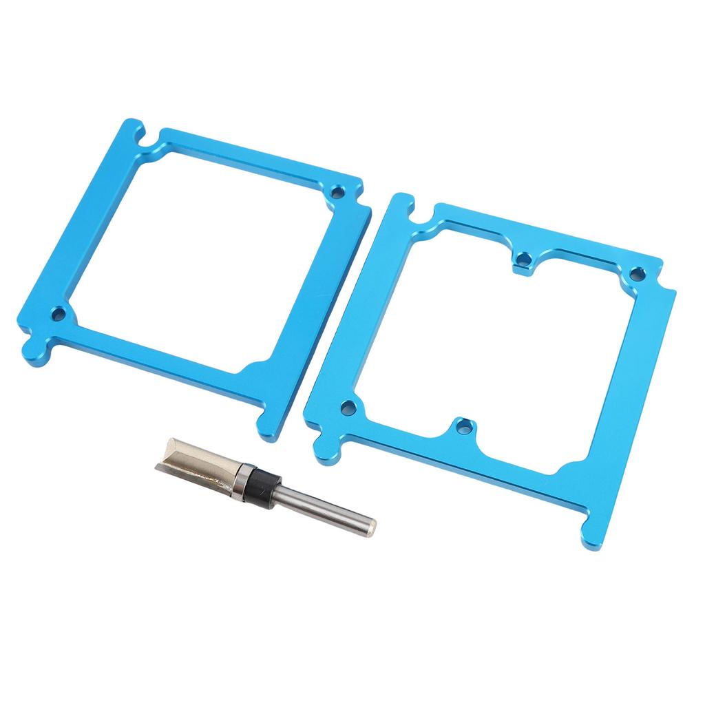86 Type Wire Box Template Aluminum Alloy Accurate 86 Type Socket Box Hole Die for Construction Site