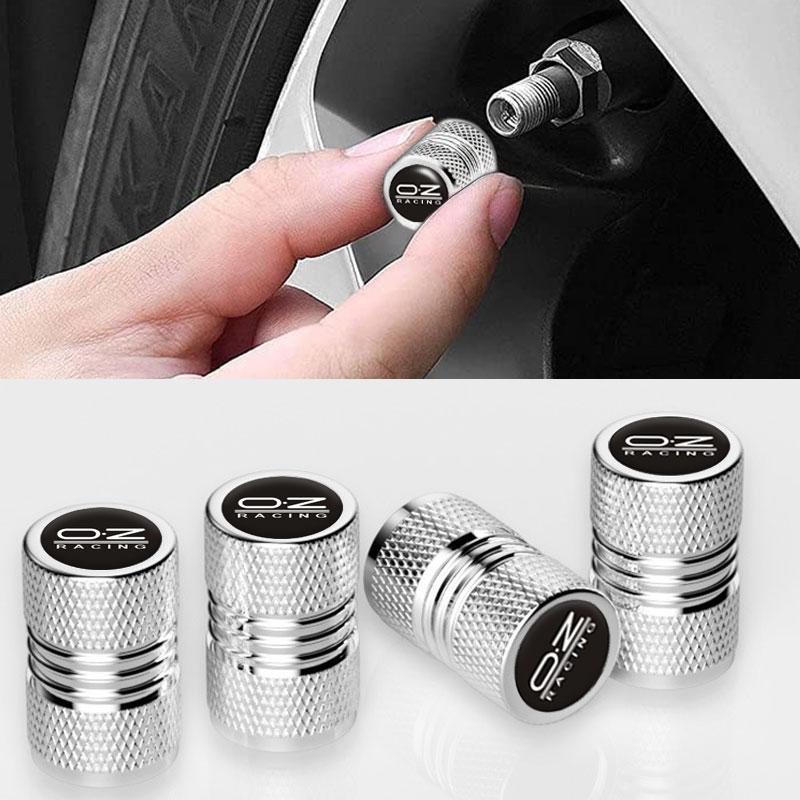 4PCS Universal Auto Wheel Stem Tire Valve Tyre Air Aluminium Alloy Accessories Case For OZ Racing Logo Car Styling Zbfhp66