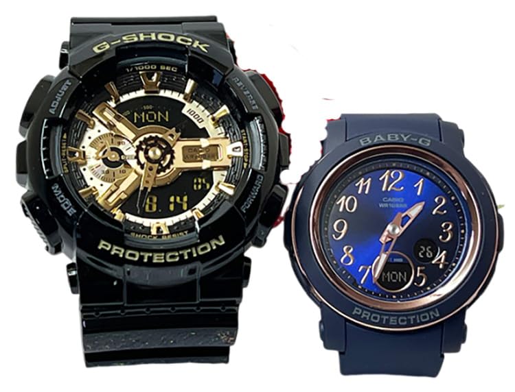 

[Casio] CASIO Pair Watch G-SHOCK G-Shock BABY-G Baby G Ana-Digi Battery Operated Genuine Pair Case Set of 2 GA-110GB-1AJF BGA-290SA-2AJF Watch