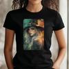T-Shirt Women Witch Portrait Motif Cotton Size XS To 3XLWill Open In New Window or Tab