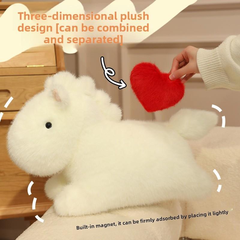 Horse Stuffed Fun Plush Toy Living Room Display Sleep Support Doll Children