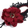 Requisiten Blumige Maskerade Augenmaske Halbmaske Augenbinde Mit Blume Mash Party Cosplay Requisiten