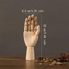 Artist Manikin Hand Movable Joint Wood Model Right Desk Decoration Ornament Versatile