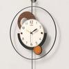 Creative Wall Clock Living Room Light Luxury Wall Watch Modern Entrance Silent Pendulum Clock Bedroom Decoration Accessories
