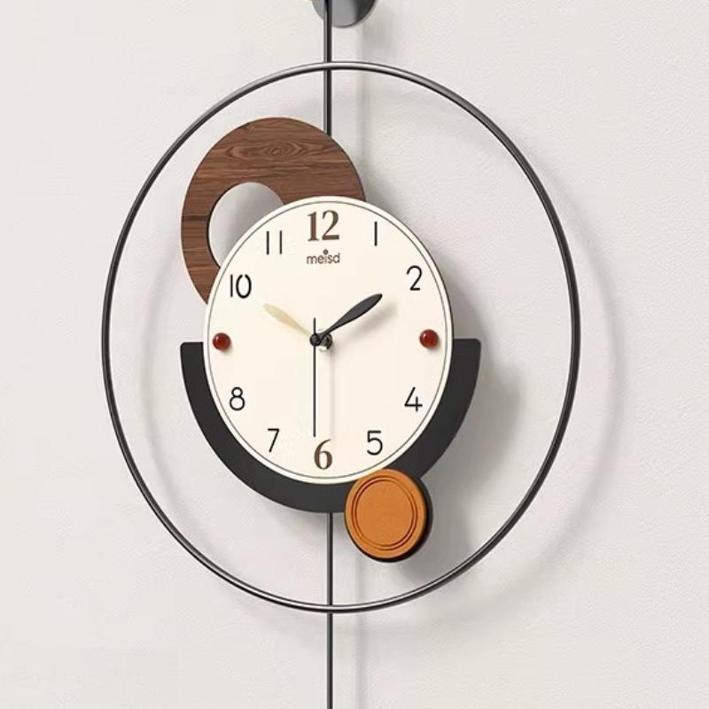 Creative Wall Clock Living Room Light Luxury Wall Watch Modern Entrance Silent Pendulum Clock Bedroom Decoration Accessories