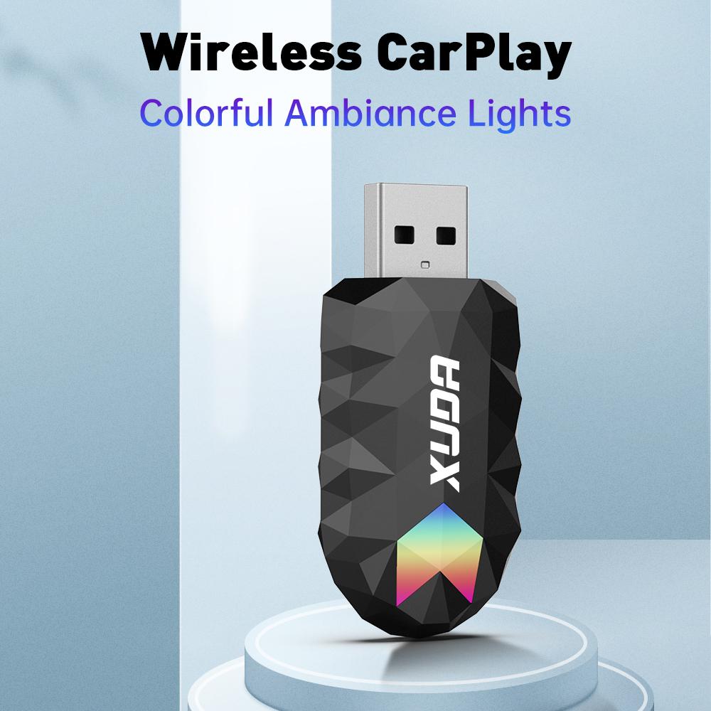 

XUDA 2in1 Wireless CarPlay AI Mini Box Android Auto Box Plug&Play Автоматическое подключение Совместимо с 99% автомобилей Для автомобильного радио