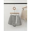 Women's 2025 Winter Korean Solid High-Waisted Slimming Wool Shorts