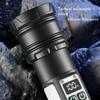 Ultra Bright COB Light Flashlight Multifunctional Type-C Charging LED Flashlight Zoomable White Laser for Outdoor Camping