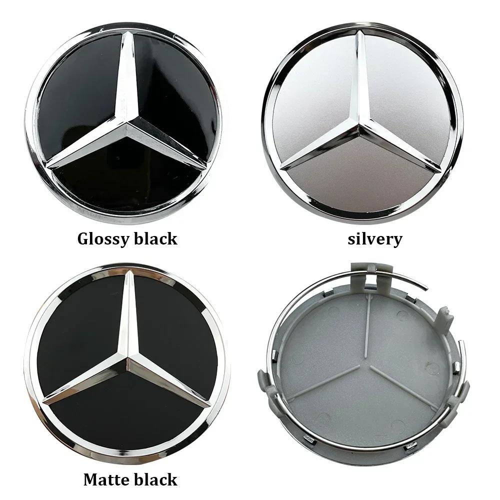 New Car Exterior Parts 20pcs 75mm Car Wheel Center Hub Caps For Mercedes Benz Amg C180 C200 C260 W108 W124 W126 W140 W168 W176