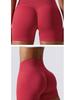 Women's High Waist Seamless Yoga and Running Shorts with Peach Lift