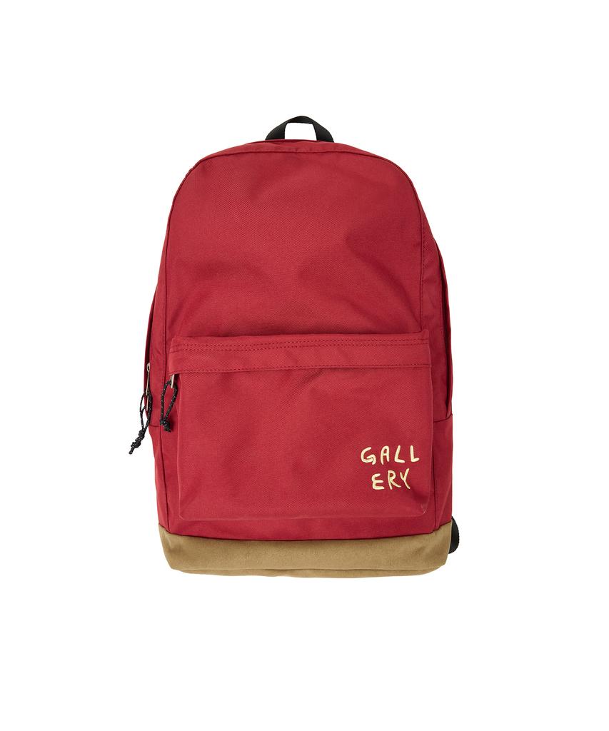 1011 Gallery Gallery Logo Back Pack - Burgundy