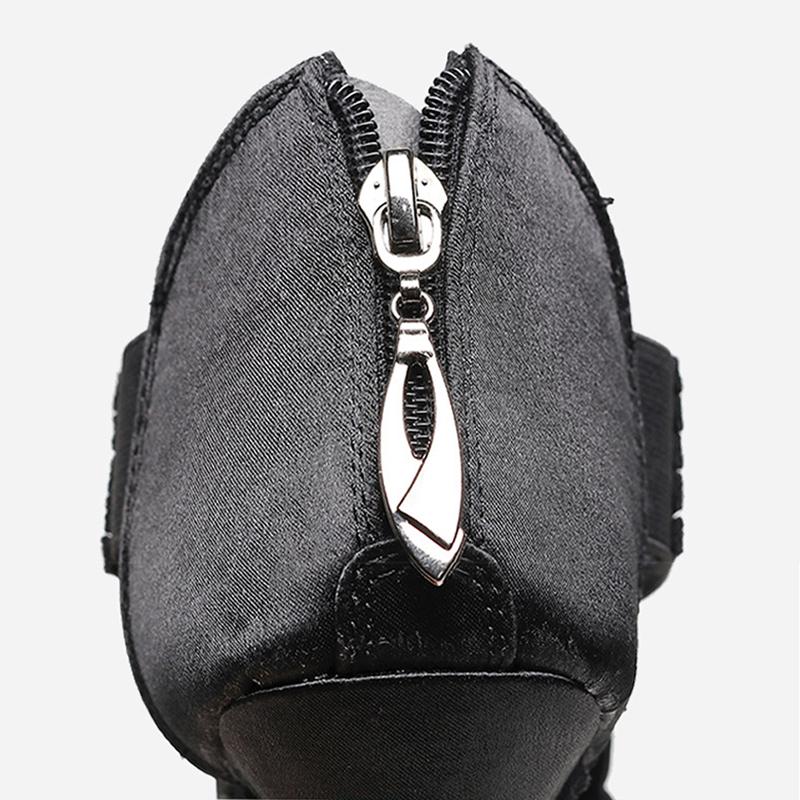 Chaussures de danse latine pour femmes, sandales de salle de bal pour filles, chaussures de danse de fête, talon haut 8 cm