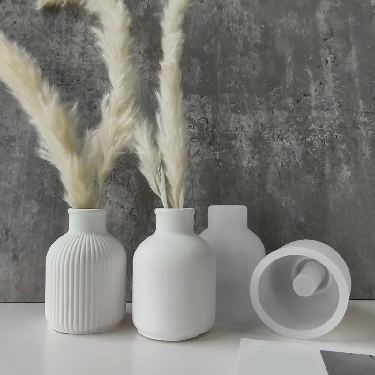 Elegant Designs Sturdy Silicone Molds for Vase Crafting Use with Resin Plaster or Concrete for Artistic Creation