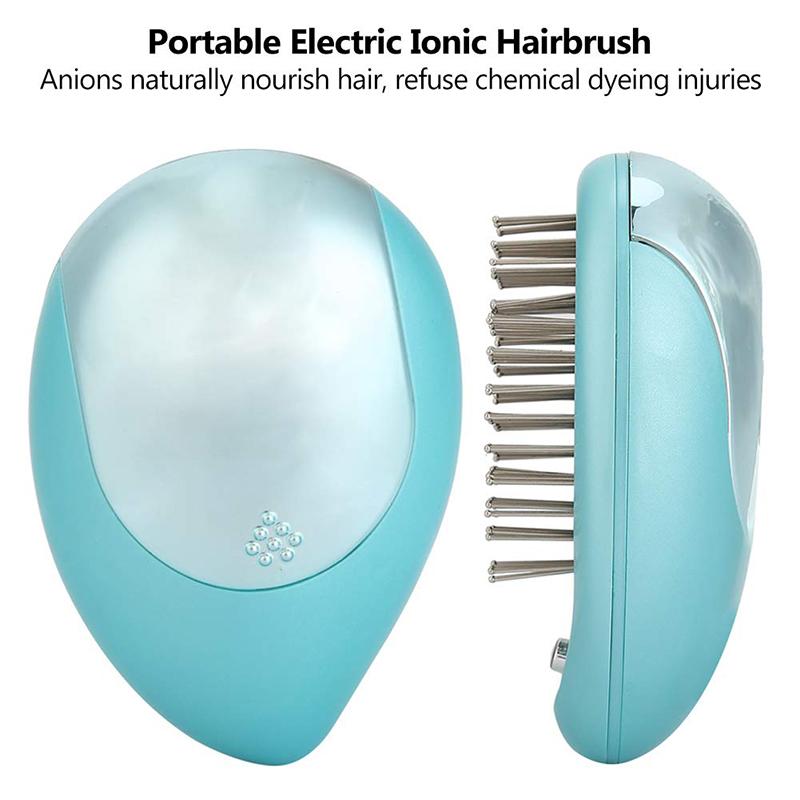 Portable Electric Scalp Massage Comb Hair Brush Salon Hairdressing Styling Tool for Beauty & Personal Care