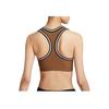 Nike Logo Full Coverage Sports Bra Women Underwear Brown FV6276-281