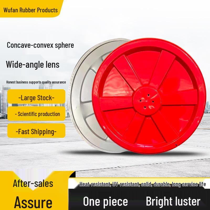 Indoor/Outdoor Convex Safety Mirror for Parking Lots and Garages