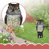 Realistic Owl Decoy for Garden and Outdoor Use Lifelike Bird Repellent Statue for Yard Lawn and Home Protection Against Unwanted Animals