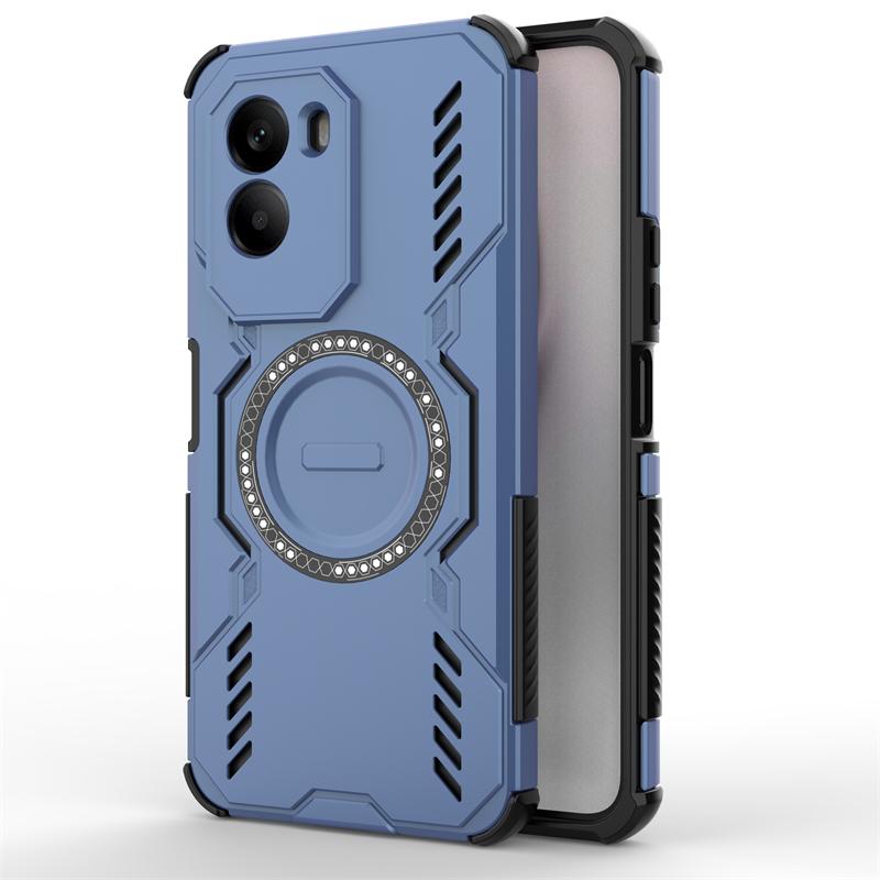 For Xiaomi Poco M7 Case For Poco M7 Plus Anti-knock Magnetic Adsorption Wireless Charge Back Cover For Poco M7 Case 6.9 Inch