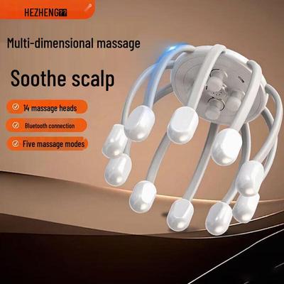 HEZHENG Wireless Smart Scalp Massager CN Plug (adapter Included)