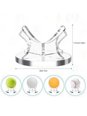 Acrylic Transparent Sports Ball Display Stand Holder