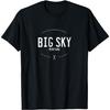 Big Sky Country Montana Graphic Distressed Vintage Ski T-Shirt